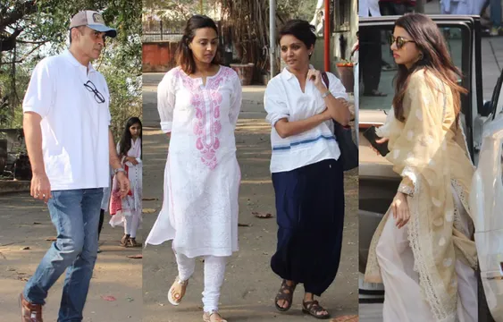 प्रोड्यूसर राजकुमार बड़जात्या के अंतिम दर्शन के लिए पहुंचे बॉलीवुड स्टार्स, देखें फोटो