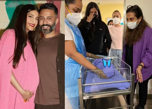  देखिए सोनम कपूर और आनंद आहूजा के बेटे की पहली झलक!