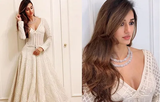 अनारकली सूट पहन दिशा पटानी ने करवाया फोटोशूट दिखा ग्लैमरस अंदाज