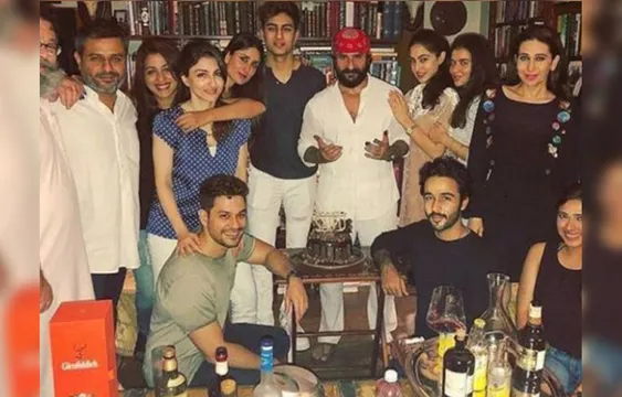 सैफ अली खान ने करीना, सारा और इब्राहिम के साथ मनाया स्पेशल बर्थडे, देखें तस्वीरें