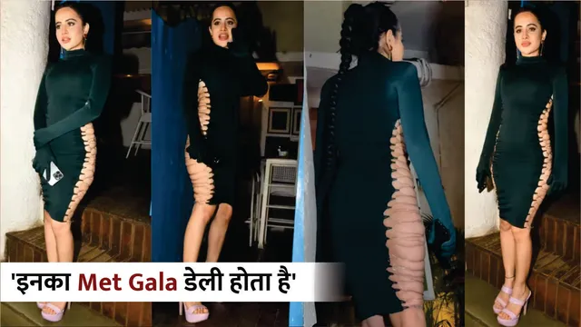 Urfi Javed Hot & Bold Look in bodycon dress