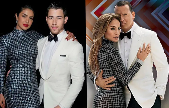 कॉपीकैट बने प्रियंका और निक, इवेंट पर पहने जेनिफर लोपेज और एलेक्स रोड्रिगेज जैसे कपड़े
