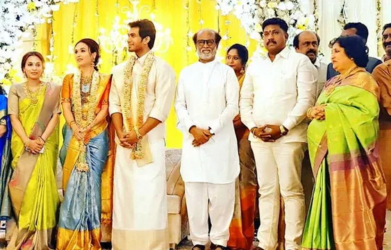 रजनीकांत की बेटी सौंदर्या की दूसरी शादी का प्री-वेडिंग रिसेप्शन, मेहमानों को मिला खास तोहफा