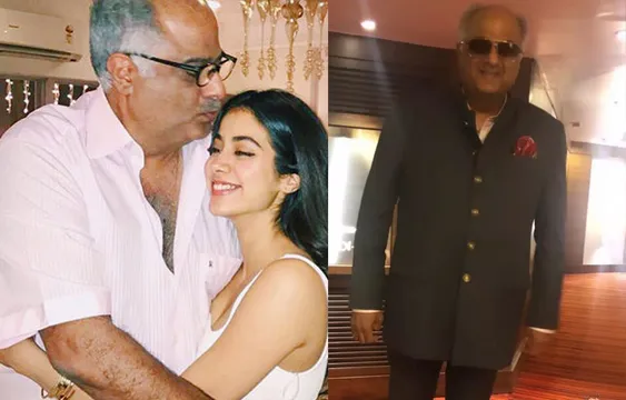 बोनी कपूर ने घटाया 12 किलो वजन जाह्नवी कपूर ने सोशल मीडिया पर जताई ख़ुशी