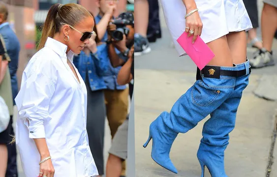 PICS: क्या चलते-चलते खिसक गई जेनिफर लोपेज की जींस, देखकर धोखा खा जाएंगे आप