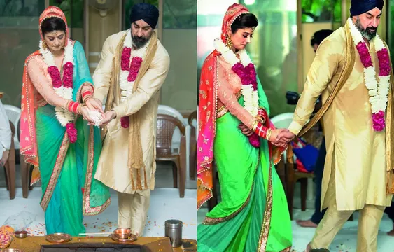 Photos: पूजा बत्रा और नवाब शाह ने ऐसे की सीक्रेट वेडिंग, सामने आईं तस्वीरें