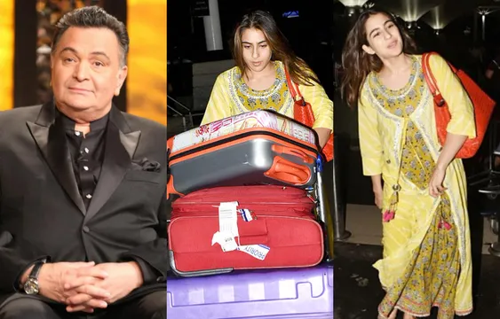 एयरपोर्ट पर खुद अपना सामान ले जाती दिखीं सारा अली खान, ऋषि कपूर ने कही ये बात