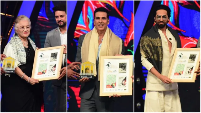 53rd IFFI 2022 के आखिरी दिन समारोह में शामिल हुए अक्षय कुमार और आयुष्मान खुराना