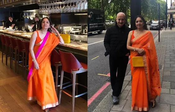 Photos: लंदन के बार में साड़ी पहनकर पहुंची नीना गुप्ता, लोगों ने कहा- पटाखा