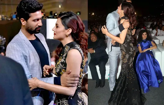 उमंग अवॉर्ड शो में तापसी को देख अपनी नज़रें उन पर से नही हटा पाए विक्की कौशल, देखे तस्वीरें