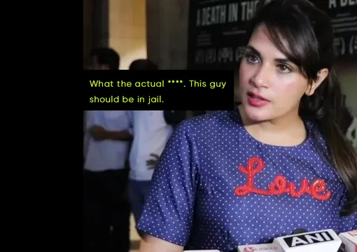 महिला डॉक्टर के साथ गाली-गलौच करने वाले शख्स पर Richa Chadha को आया गुस्सा ,कहा -  इस शख्स को जेल में होना चाहिए