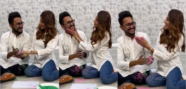 जान कुमार के साथ निक्की तंबोली मना रही हैं होली, शेयर की वीडियो