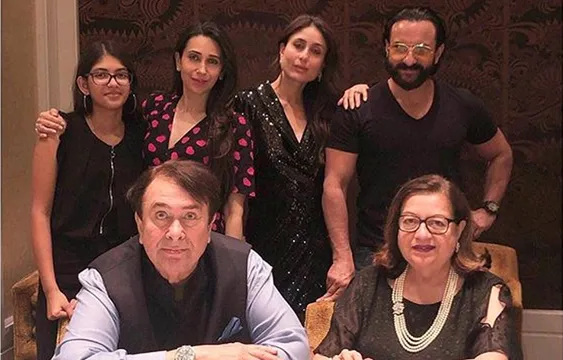 रणधीर कपूर ने फैमिली के साथ मनाया अपना 71वां बर्थडे ,करिश्मा- करीना का दिखा हॉट लुक