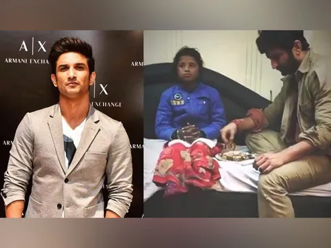 वायरल हो रहा सुशांत सिंह राजपूत का ये वीडियो, अपने हाथों से खिला रहे बच्चे को खाना
