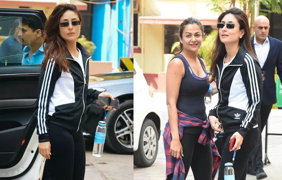 हॉट लुक में बेस्टी अमृता अरोड़ा के साथ जिम के बहार स्पॉट ही करीना कपूर, देखे तस्वीरें