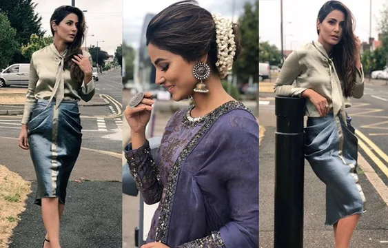 PICS: अपने नए हॉट और ट्रेडिशनल लुक में लंदन की सड़कों पर जलवा बिखेर रही हैं हिना खान, फैंस ने की जमकर तारीफ