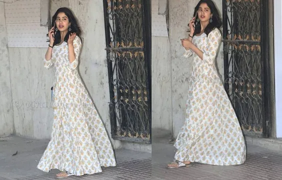 सिंपल  और खूबसूरत लुक में  जिम के बाहर स्पॉट हुईं जाह्नवी कपूर, तस्वीरें आईं सामने