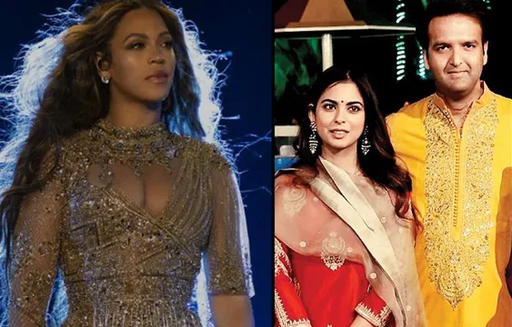 बियॉन्से ने ईशा अंबानी की संगीत सेरेमनी में लगाए चार चाँद