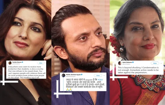 #JNUAttack: छात्रों पर हुए हमले से भड़का बॉलीवुड, भारत को बताया लोकतंत्र का नकली अकाउंट