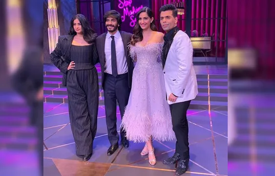 करण जौहर के चैट शो में भाई हर्ष और बहन रिया के साथ शामिल होंगी सोनम कपूर