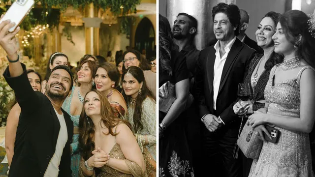  Alanna Panday के वेडिंग रिसेप्शन में Shah Rukh Khan और Gauri Khan इस अंदाज में आए नजर, देखें उनकी अनसीन तस्वीरें