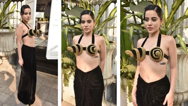 Urfi Javed New Dress: आइसक्रीम कोन से Urfi javed ने ढका अपना बदन 