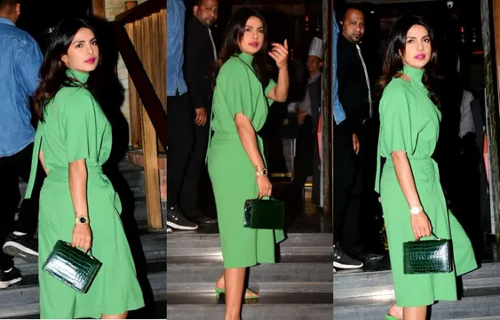 Photos: मुंबई में फैमिली संग रेस्त्रां में नज़र आईं प्रियंका चोपड़ा, भाई की शादी के लिए आईं हैं इंडिया