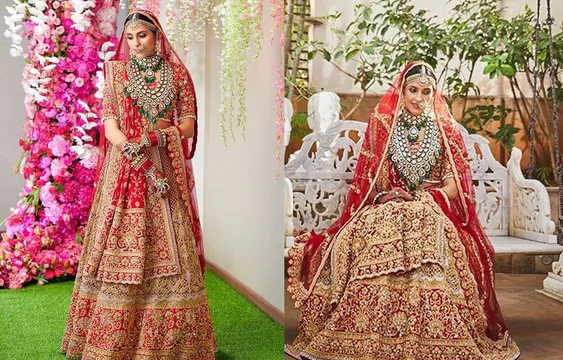 दुल्हन के जोड़े में बेहद खूबसूरत लग रही हैं मुकेश अंबानी की बहू श्लोका मेहता, देखें नई तस्वीरें