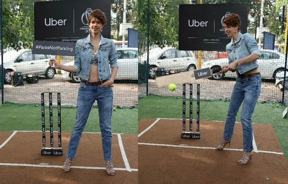 मुंबई में कल्कि कोचलिन ने की उबर के नए अभियान #ParkNotParking की घोषणा