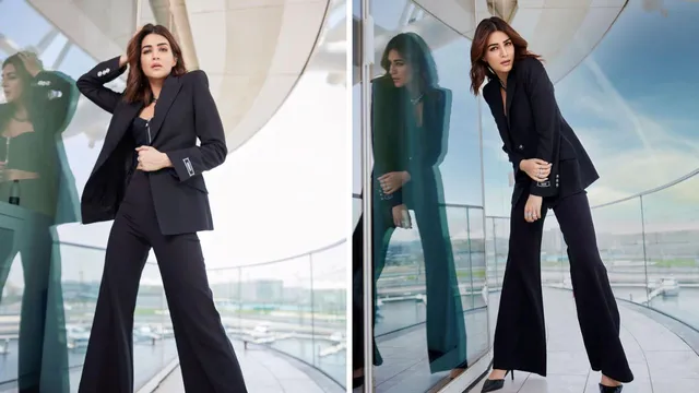 Kriti Sanon Photos: कृति सेनन ने ब्लैक ड्रेस में दिए कातिलाना पोज