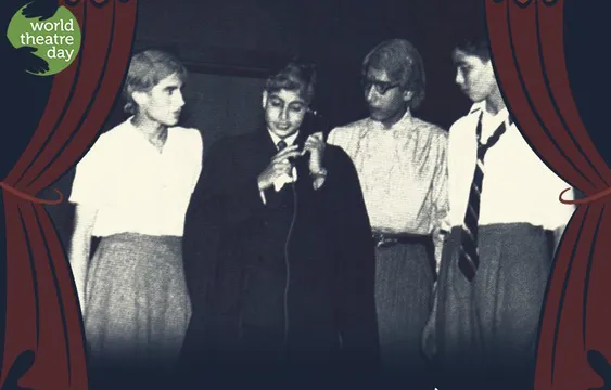 World Theatre Day 2018: बिग बी ने शेयर की स्कूल ड्रामे की तस्वीर