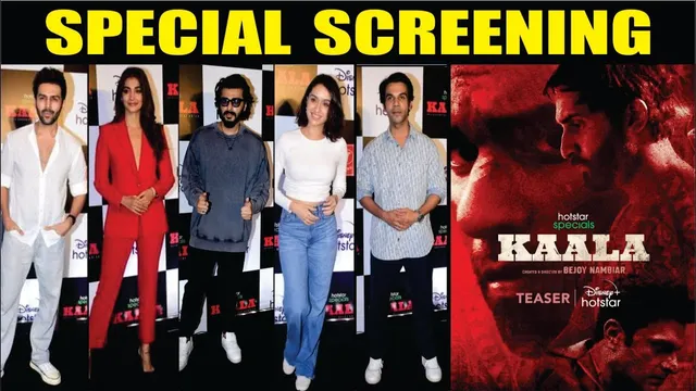 Kaala Screening: Kartik Aaryan, Shraddha Kapoor, Pooja Hegde, Arjun Kapoor, Kritika Kamra & Others
