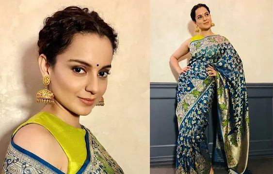 कान्स फिल्म फेस्टिवल के लिए खास तरह की साड़ी तैयार करवा रही है कंगना रनौत