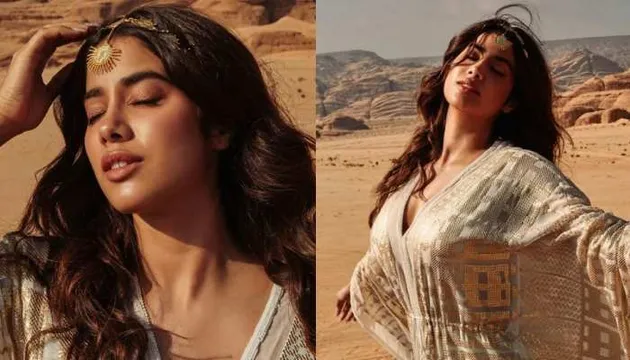 एक्ट्रेस जाह्नवी कपूर ने बंजर जमीन पर कराया फोटोशूट
