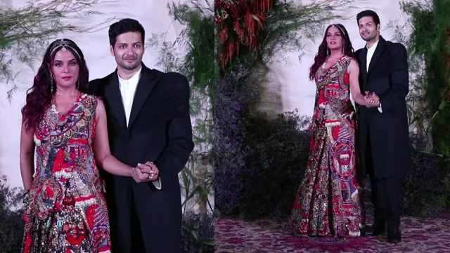 Ali Fazal And Richa Chadha Reception: ग्रैंड रिसेप्शन पार्टी में अली फजल और ऋचा चड्ढा ने जीता सबका दिल