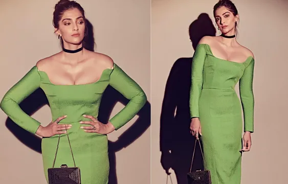 सोनम कपूर ने करवाया फोटोशूट , ऑफ शॉल्डर ड्रेस मे दिखा बोल्ड अंदाज