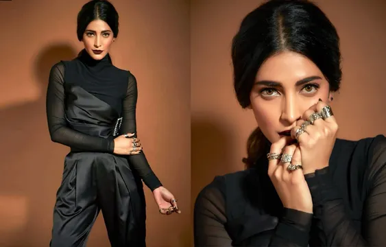 ब्लैक हॉट ड्रेस में इवेंट अटेंड करने पहुंची श्रुति हासन , दिखा बोल्ड अंदाज