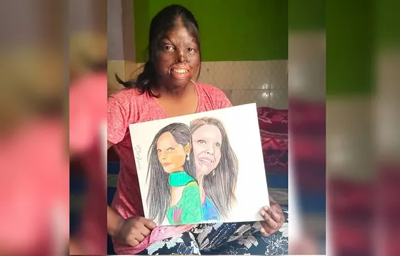 दीपिका पादुकोण को एसिड अटैक सर्वाइवर ने दिया खास तोहफा