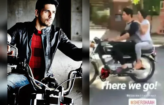 गर्लफ्रेंड के साथ बाइक राइड पर निकले सिद्धार्थ मल्होत्रा, फिल्म के सेट से वायरल  हुआ वीडियो