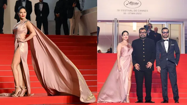 कान्स में ‘Kennedy’ के प्रीमियर के लिए Sunny Leone ने बोल्ड साटेन गाउन पहन मचाया इंटरनेट पर तहलका