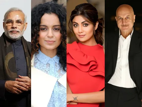 प्रधानमंत्री नरेंद्र मोदी के जन्मदिन की बधाई देते बॉलीवुड सेलेब्स -शिल्पा शेट्टी, अनिल कपूर, अनुपम खेर और साथ में कंगना बोलीं- हम बहुत भाग्यशाली जो हमें आप जैसे प्रधानमंत्री मिले।