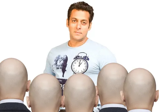 सलमान खान के रिश्तेदार हुए गंजे , जानिए आखिर चल क्या रहा है?