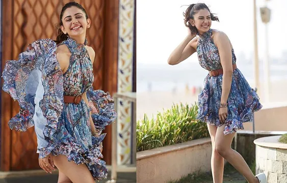 रकुल प्रीत सिंह ने फिल्म रिलीज से पहले करवाया फोटोशूट, क्यूट लुक के साथ दिखा स्टाइलिश अंदाज