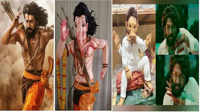 इस साल गणपति कारखानों मे मांग रही 'गदर 2' के सनी देओल, 'जेलर' के रजनीकांत और 'जवान' शाहरुख खान के गणपति रूप की