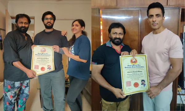 प्रसिद्ध मार्शल आर्ट गुरु चीता याग्नेश शेट्टी को यूनिवर्सिटी ग्रांट कमीशन ने 'ग्लोबल मार्शल आर्ट्स' में डॉक्टरेट की उपाधि से सम्मानित किया