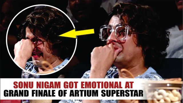 SONU NIGAM GETS EMOTIONAL AT THE GRAND FINALE OF ARTIUM SUPERSTAR EVENT | SONU NIGAM ARTIUM ACADEMY