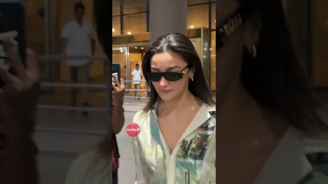 Alia Bhatt Returns Mumbai Spottd At Airport #shorts