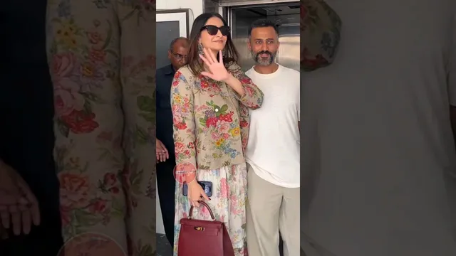 Sonam Kapoor Ahuja Spotted In Mumbai With Husband Anand Ahuja #shorts #bollywoodnews #sonamkapoor
