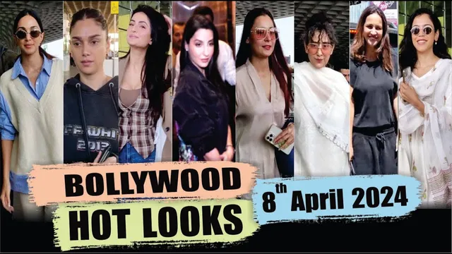 Bollywood Hot Airport Looks | Sid, Kiara | Aditi Rao Hydari | Manisha Koirala | 8th April | 10 PM
