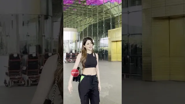 Nikki Tamboli Spotted At Mumbai AirPort Travlling To Dubai